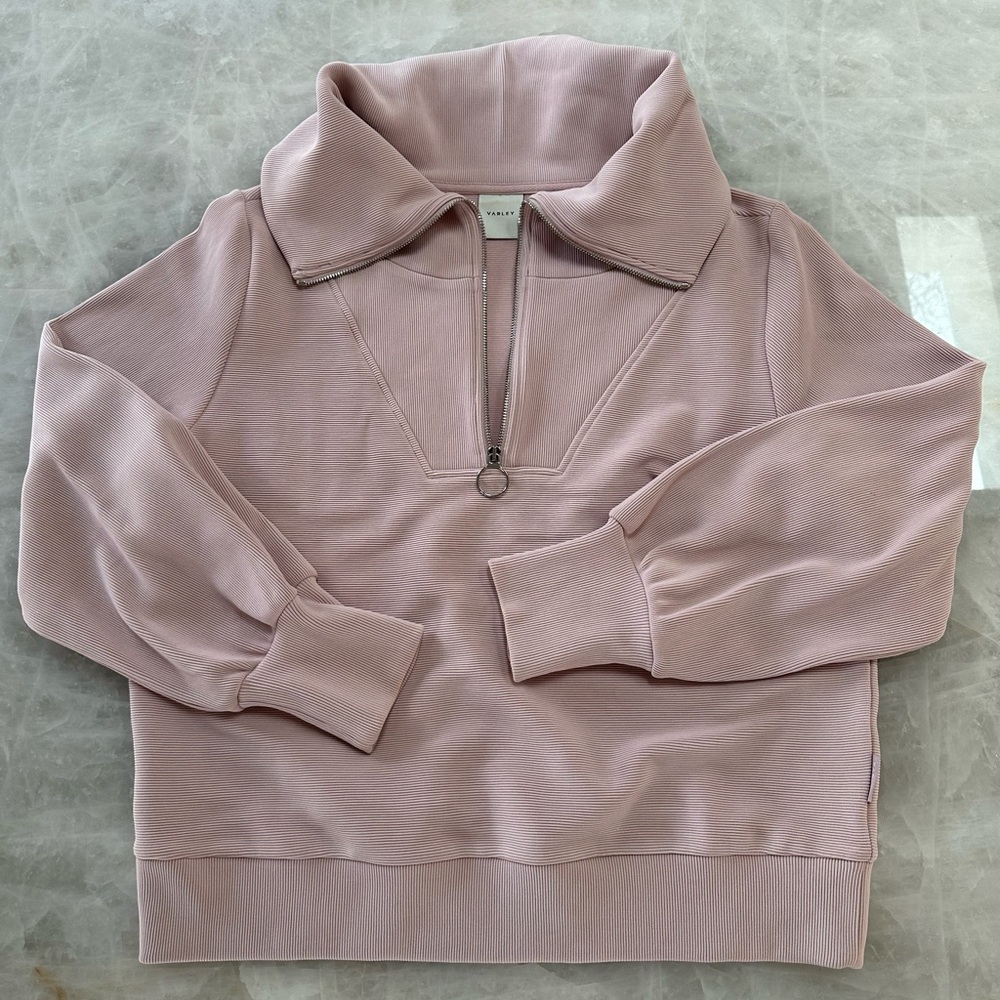 Varley Vine Half Zip Pullover – Burnished Lilac – XL (Like New)
